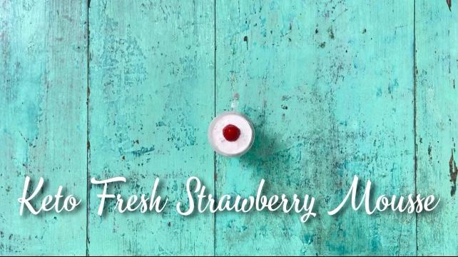 Ketorets, Keto Strawberry Mousse by Rahul Kamra